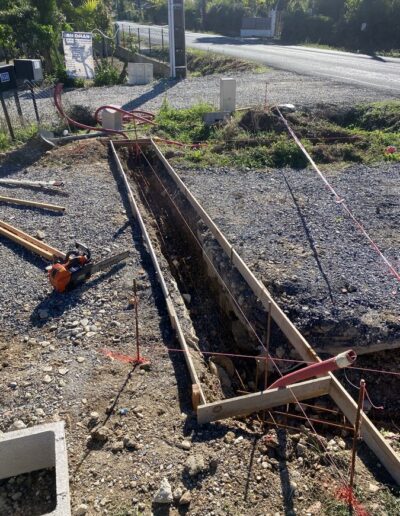 Tranchées construction maison Toulouse